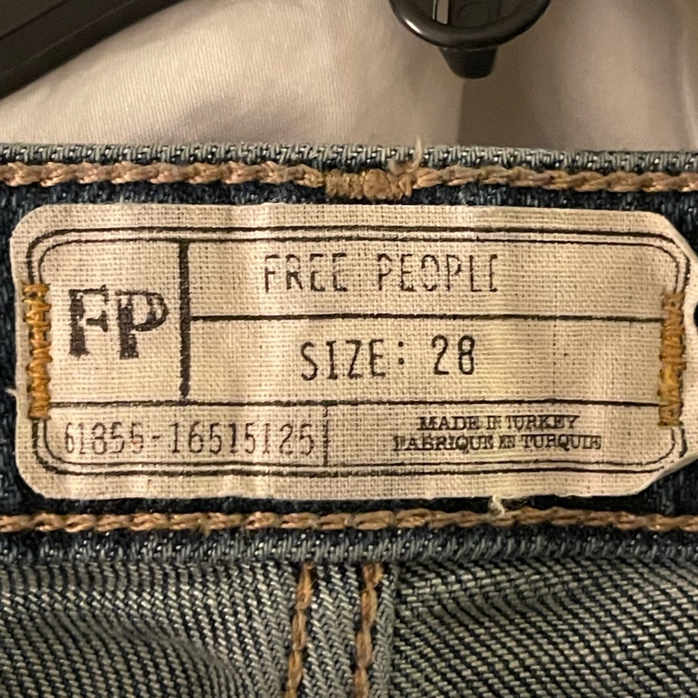 Free People Distressed Boot Cut Jeans 28 - Picture 12 of 13